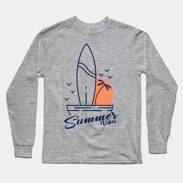 summer vibes 2 Long Sleeve T-Shirt by donipacoceng